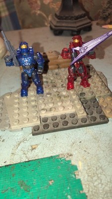 halo mega construx halo 2 anniversary Red VS blue Spartans
