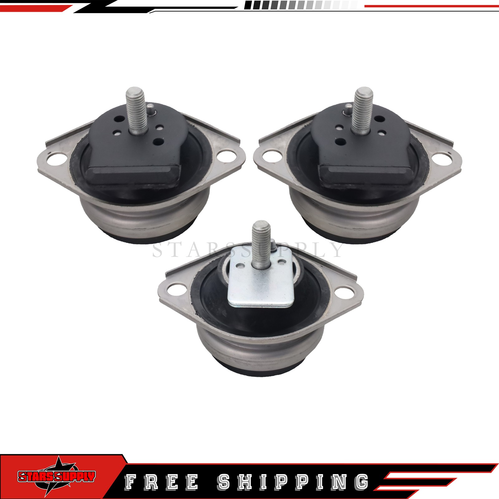 Maserati Quattroporte 2003-2012 Engine mounts Set of 3