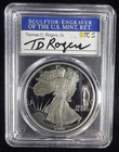 U.S. Mint 1990-S American Silver Eagle PCGS PR70DCAM Proof 1 oz .999 Silver