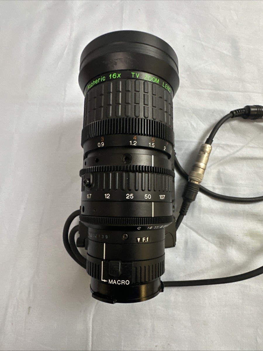 Fujinon S16X6.7BMD-D24 1:1.4/6.7-107mm TV Zoom Lens | eBay