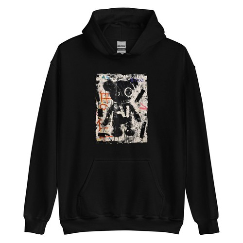 Y2K Graffiti Teddy Bear Vintage Retro Urban Streetwear Teddy  Hoodie