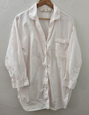 Vintage Victoria's Secret Sleep Shirt Women's Size Medium Gold Label Light Pink