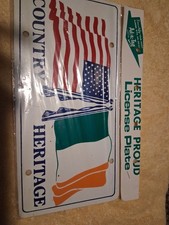 American  Irish Heritage Licence Plate