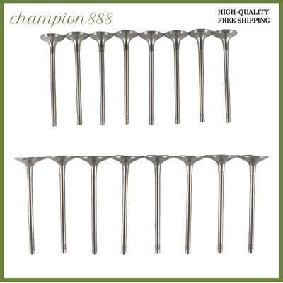 16X Engine Intake Exhaust Valves For Audi A4 A5 VW GTI 1.8T 2.0T EA888 BWA BPY