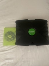 Microsoft Original Xbox Black Console With Call Of Duty, Turns On, No Cords