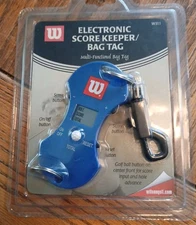 Wilson Electronic Score Keeper Bag Tag Brand New Sealed W311