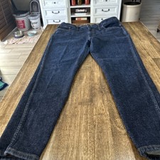 Madewell Womens Jeans High Rise Skinny Size 32 Dark Wash Denim