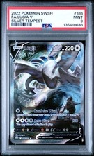 Lugia V 186/195 Pokemon SWSH Silver Tempest Full Art Alt Art PSA 9