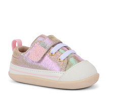 See Kai Run Stevie Mini First Walker Gold Metallic NEW WT