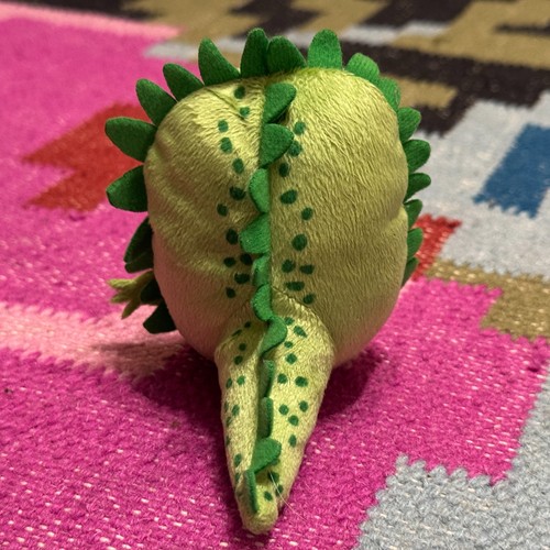 IKEA Sagoskatt Hedgehog Dinosaur "Kotten" Mini Plush Toy, Green - Picture 5 of 12