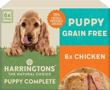 Harringtons Complete Wet Tray Fresh Puppy recipe 6x380g - Chicken & Farm growing 5.35 per kilo