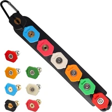 Pressure Washer Nozzle Tips Set with Holder Quick Connect