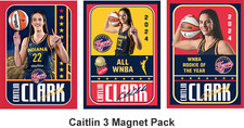 Caitlin Clark Women’s Basketball Fridge Magnets 2024 3 PACK   🔥