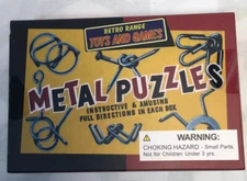  Retro Range Toys and Games Metal Puzzles 2013 Brain Teasers