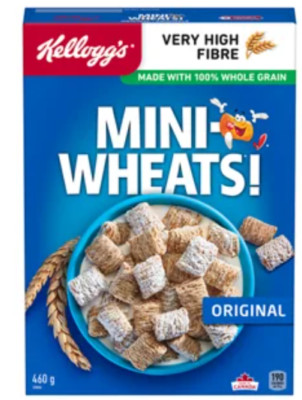 Mini Wheats Original Breakfast Cereal, 460g