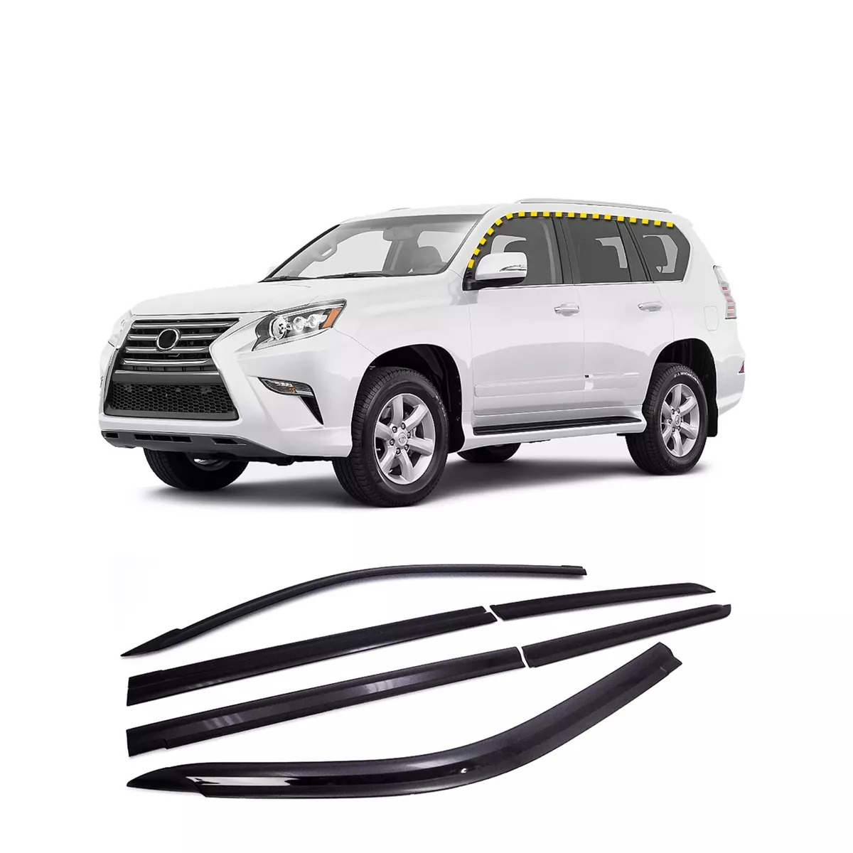Lexus gx 460 rain guards deals