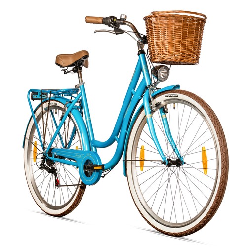 26 Zoll, 28 Zoll Damenfahrrad Bergsteiger Marseille Korb u. Licht StVZO B-WARE - Bild 12 von 17