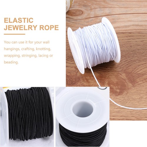 2 Rollen Perlen Kordel Seil Armband Elastisch Schmuck Herstellung Zubehör Zum Selbermachen Schnur - Bild 11 von 12