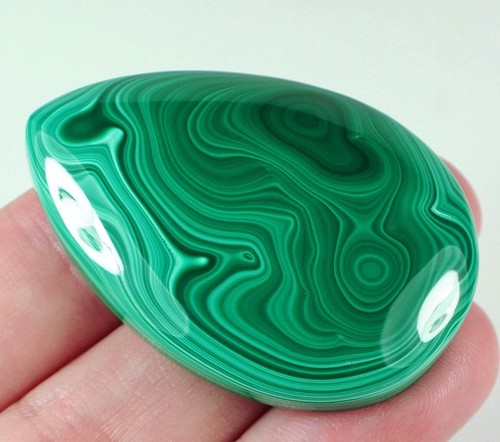 113.5Ct Natural Bulls Eye Green Malachite Faceted Undrilled Pendant SMAg255