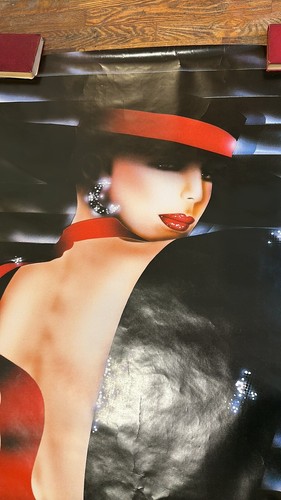 Vintage Swiss Made 80s Fashion Lady riesiges 2 Stück Poster - Bild 8 von 9
