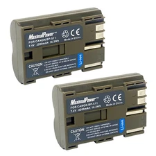 MaximalPower Battery or Charger for CANON BP-511 BP-511A EOS 20D 40D 50D 300D
