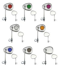 ONE(1) Tear Lowrider Chrome V Rear View Bicycle Mirror Beach Cruiser Bike Chrome