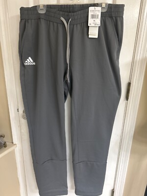 NWT Adidas Women's Team Issue Tapered Pants Primegreen Gray Sz XL