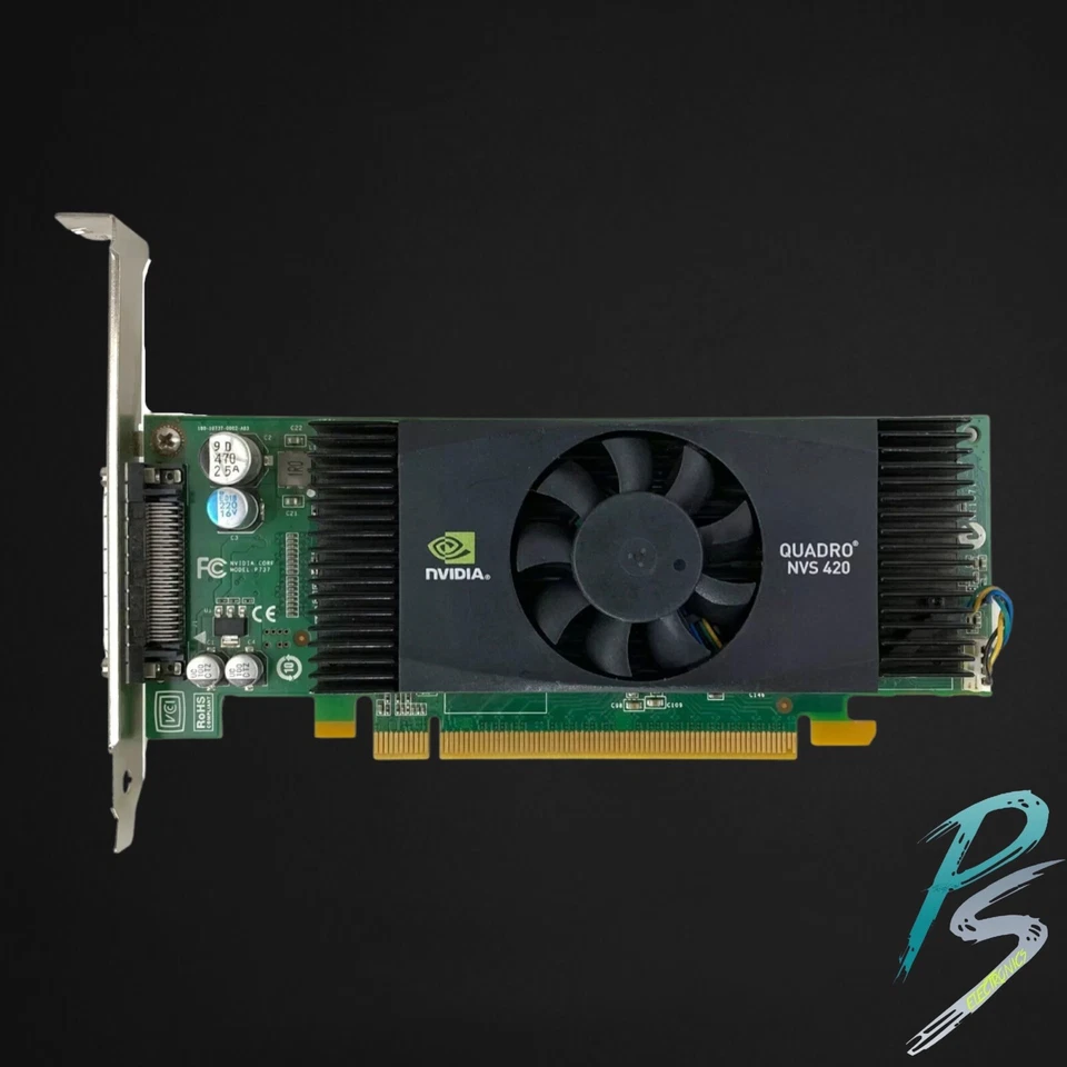 Dell NVIDIA Quadro NVS 420 GDDR3 512MB PCIe Video Graphics Card 0K722J K722J - Image 2 of 3