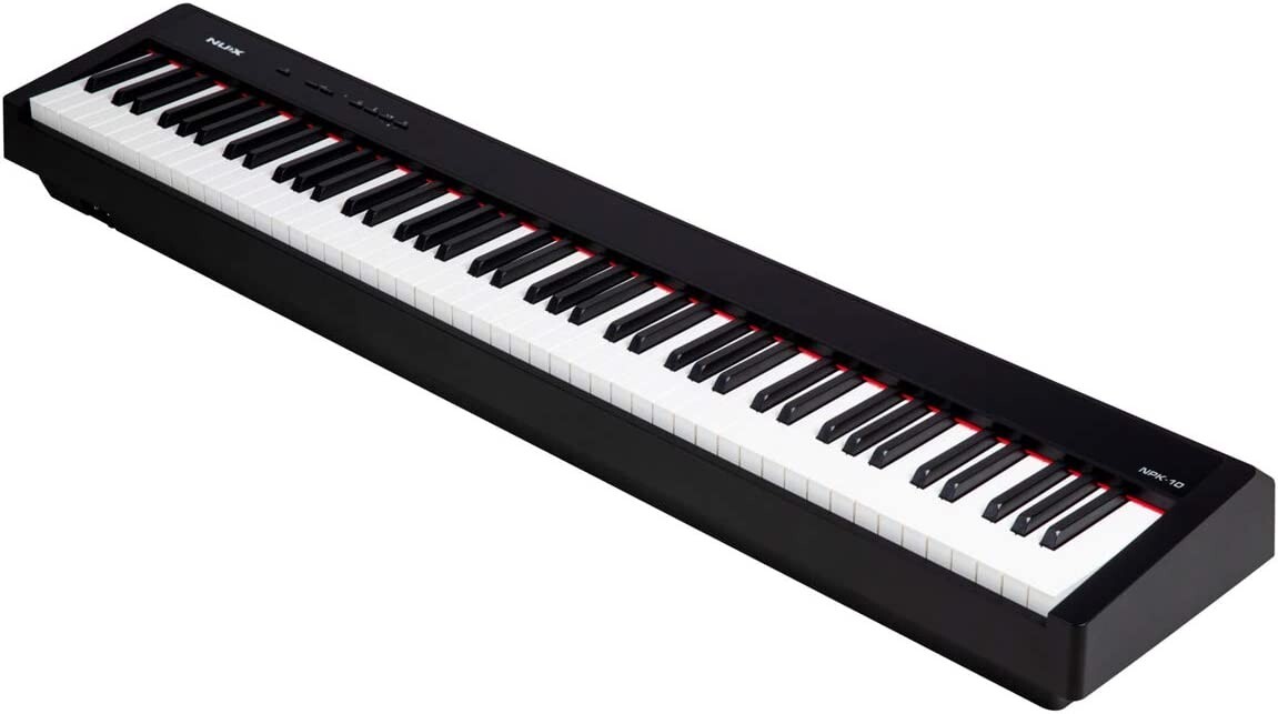 NuX 88-Key Portable Digital Piano with Dual-Mode Bluetooth NPK-10 Black