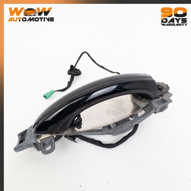 04-13 BENTLEY CONTINENTAL FLYING SPUR FRONT LEFT EXTERIOR DOOR HANDLE BLACK OEM
