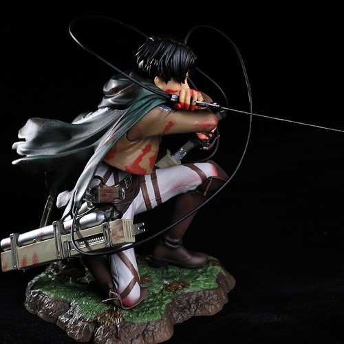 Action Figure LEVI di ATTACCO DEI GIGANTI Attack Of Titan Anime Manga Figure - Foto 3 di 10