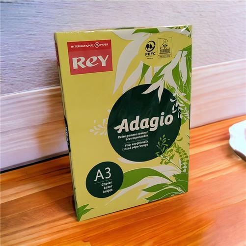 REY Adagio Coloured Paper A3 A4 80/120/160gsm Blue Red Green Yellow ...
