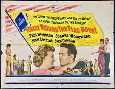 Rally Round the Flag, Boys! ORIGINAL US Half Sheet Film Poster Paul Newman 1958