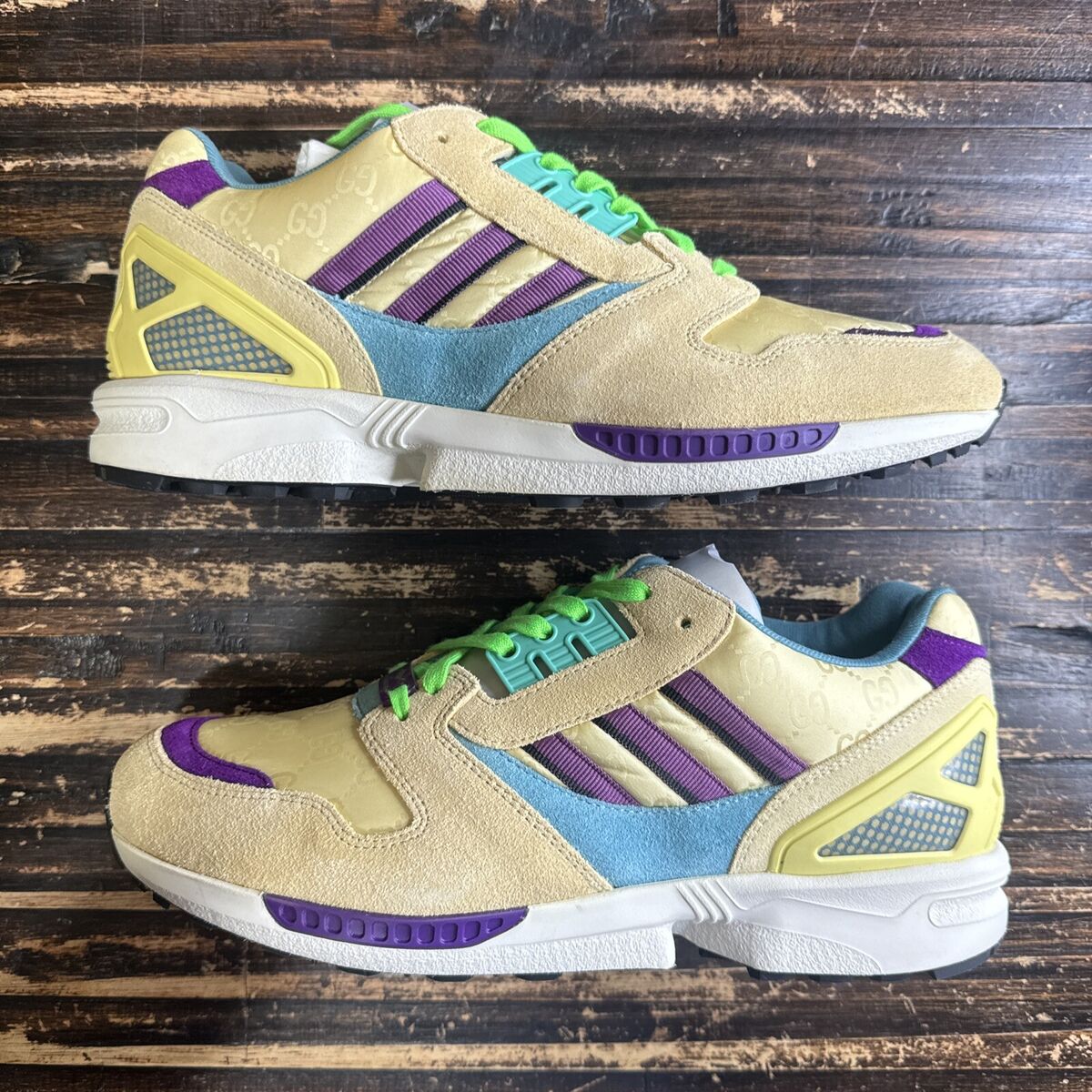 Women's Size 9.5/ Men's 8 - adidas Gucci x ZX 8000 Beige Women's Size 9.5/ Men's 8 - adidas Gucci x ZX 8000 Beige