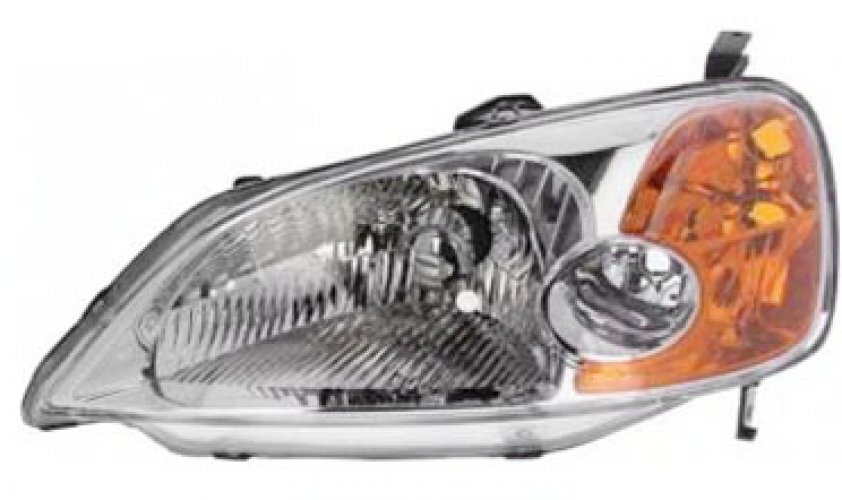 Phare avant gauche Honda Civic Berline 2001-2004 optique halogène d'origine