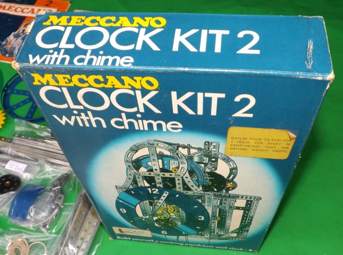 1970's Meccano Clock Kit 2 in original box eBay