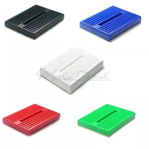 5 Color Mini Solderless Prototype Breadboard 170 Tie-points For Arduino Shield