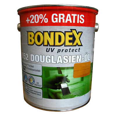 BONDEX DOUGLASIEN-OEL - 4 LTR TERRASSENÖL GARTENÖL HOLZPFLEGE HOLZÖL HOLZSCHUTZ