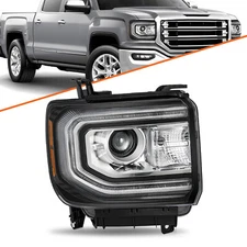 For 2016-2018 GMC Sierra 1500 HID/Xenon w/ LED DRL OE Style Headlight Right Side