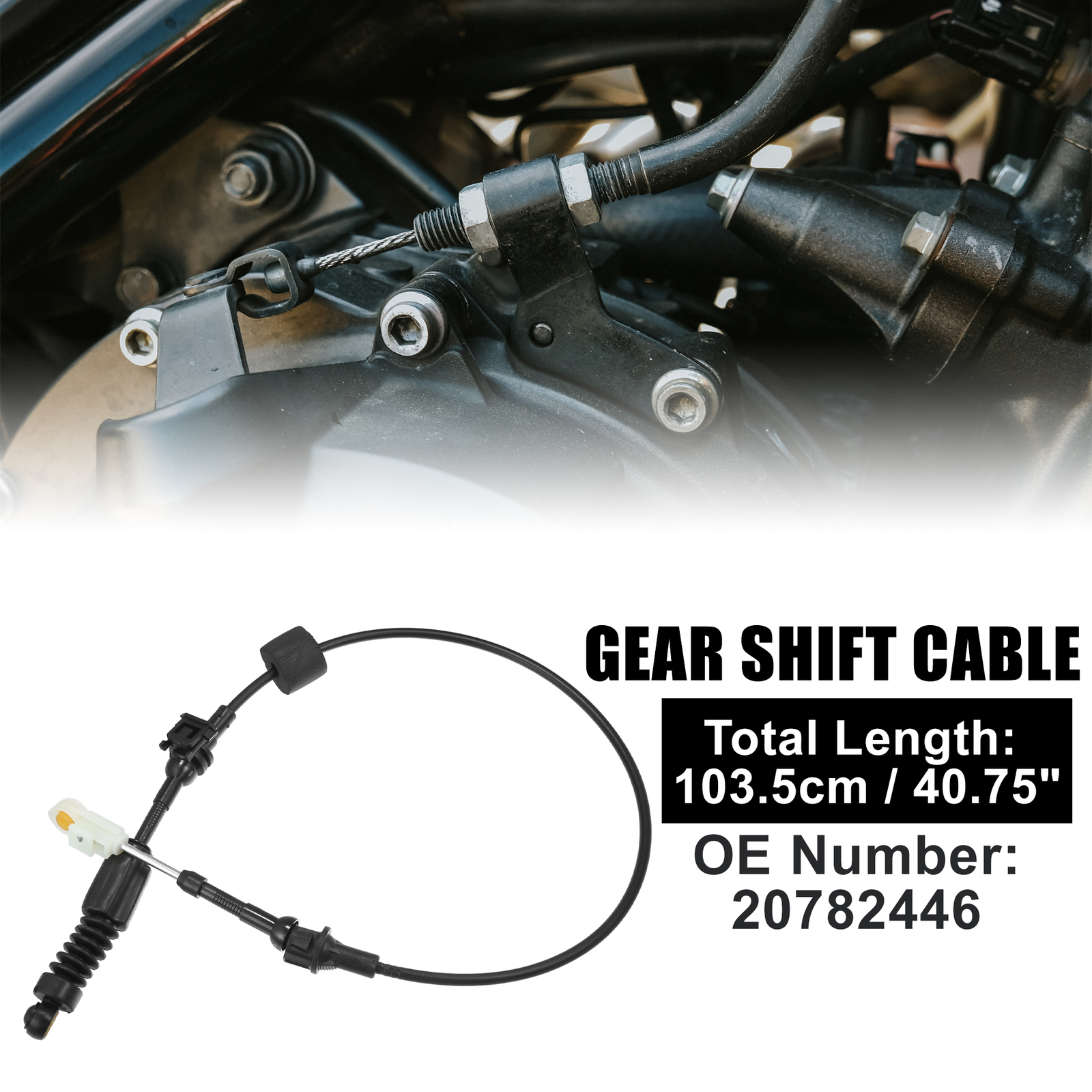 No.20782446 Gear Shifter Control Shift Cable for Chevrolet Corvette C6 200613 745060640635 eBay