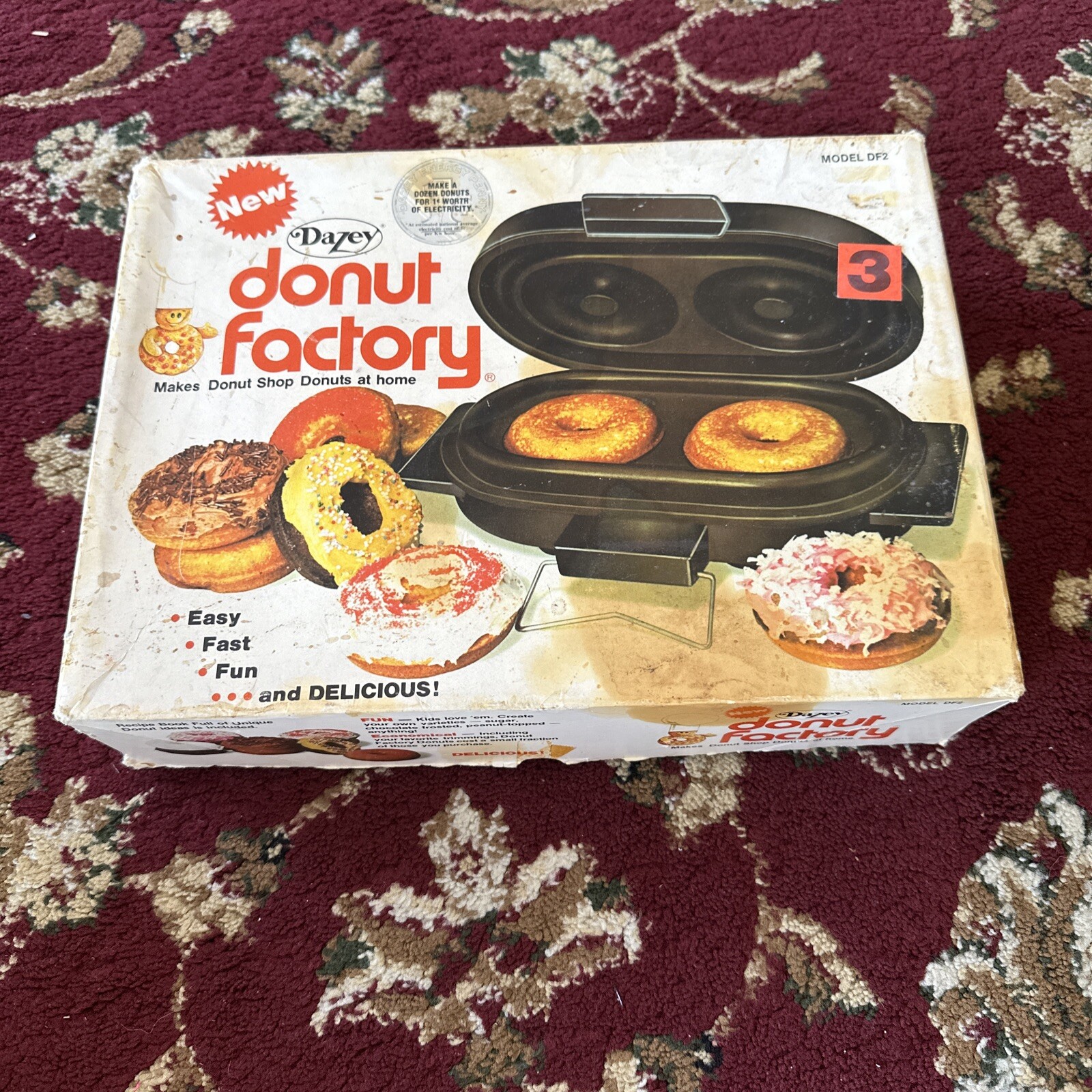 Dazey Donut Factory Model Maker DF2 Vintage Tested Works eBay