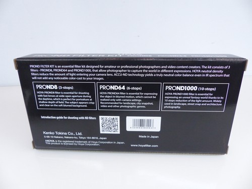 Kit filtre Hoya Prond Pro ND 58mm filtre filtre objectif 8/64/1000 58mm NEUF #M - Photo 4/4