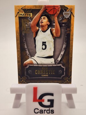 2022 Wild Card Matte National VIP Weekend Warrior Max Christie WWN-17 6/8