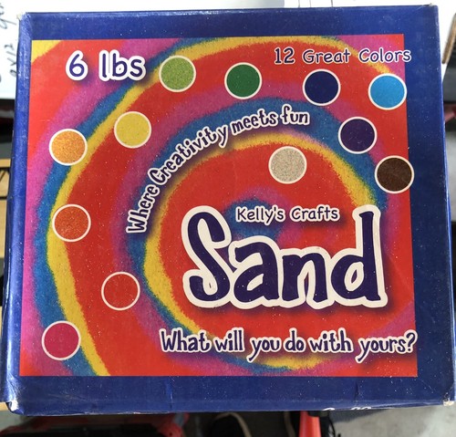6lb Assorted 12 Colors Craft Sand