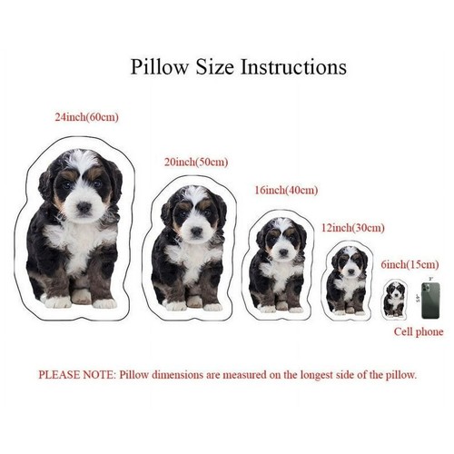 Personalisiertes Kissen in Haustierform, 3D-Fotokissen, Hundekissen, Haustiergeschenk, Hundegeschenk - Bild 3 von 7