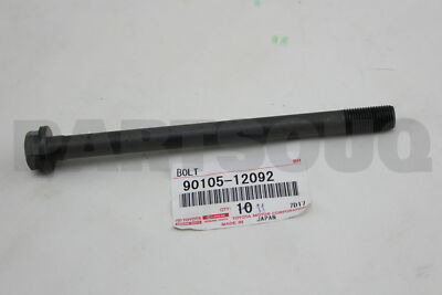 9010512092 Genuine Toyota BOLT(FOR CYLINDER HEAD SET) 90105-12092 