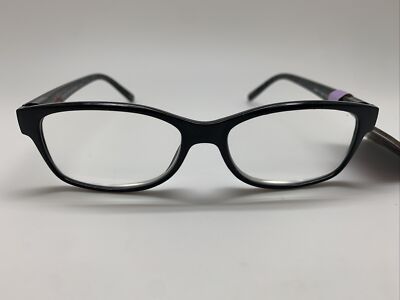 D630 Foster Grant Bella BLK BLACK 3.25 REVLON FASHION READING READERS GLASSES
