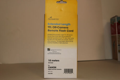 ProMaster TTL Off Camera Flash Cord 10M, 3.5M, 59" CANON EOS 6227 - Picture 9 of 11