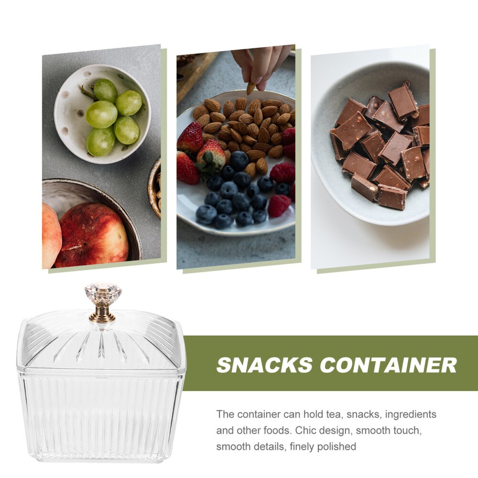 2 Pcs Mason Jars Candied Fruit Refreshment Tray Nuts Container eBay