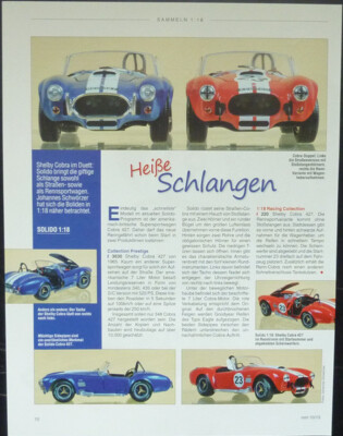 SHELBY COBRA 427 in 1-18 von Solido..ein Modellbericht  #1310m